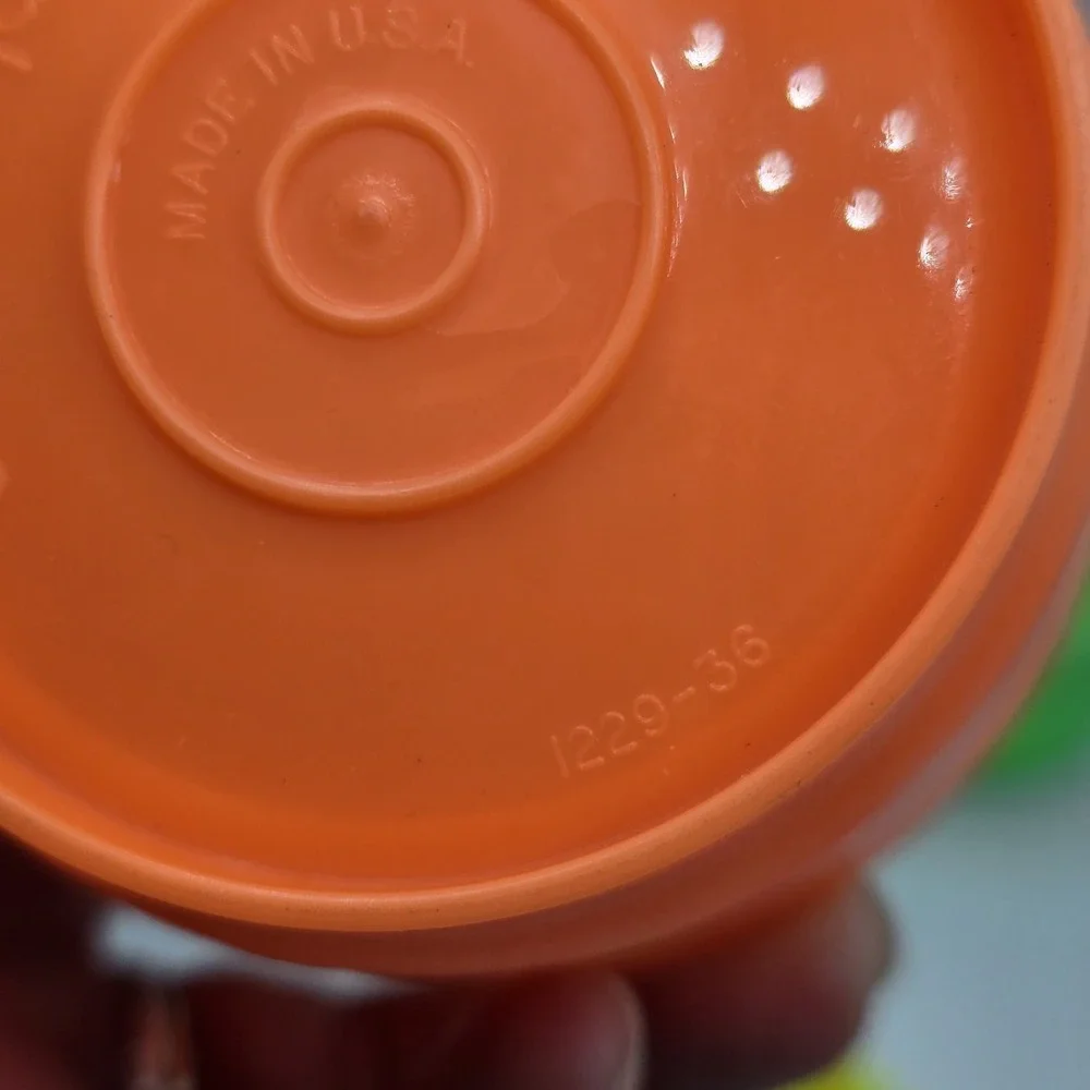 Lot of 5 Vintage Tupperware # 1229 SNACK CUPS